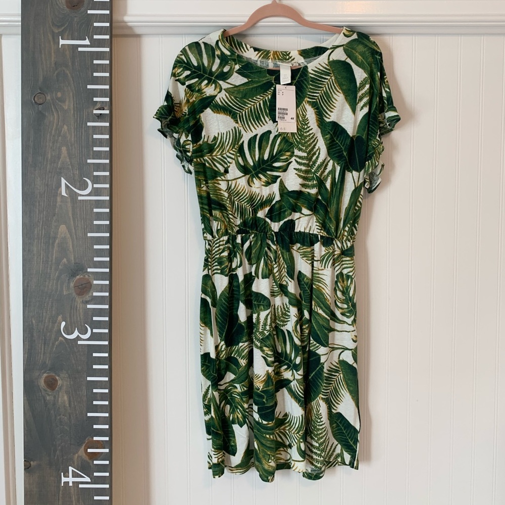 NEW H&M Linen blend dress.